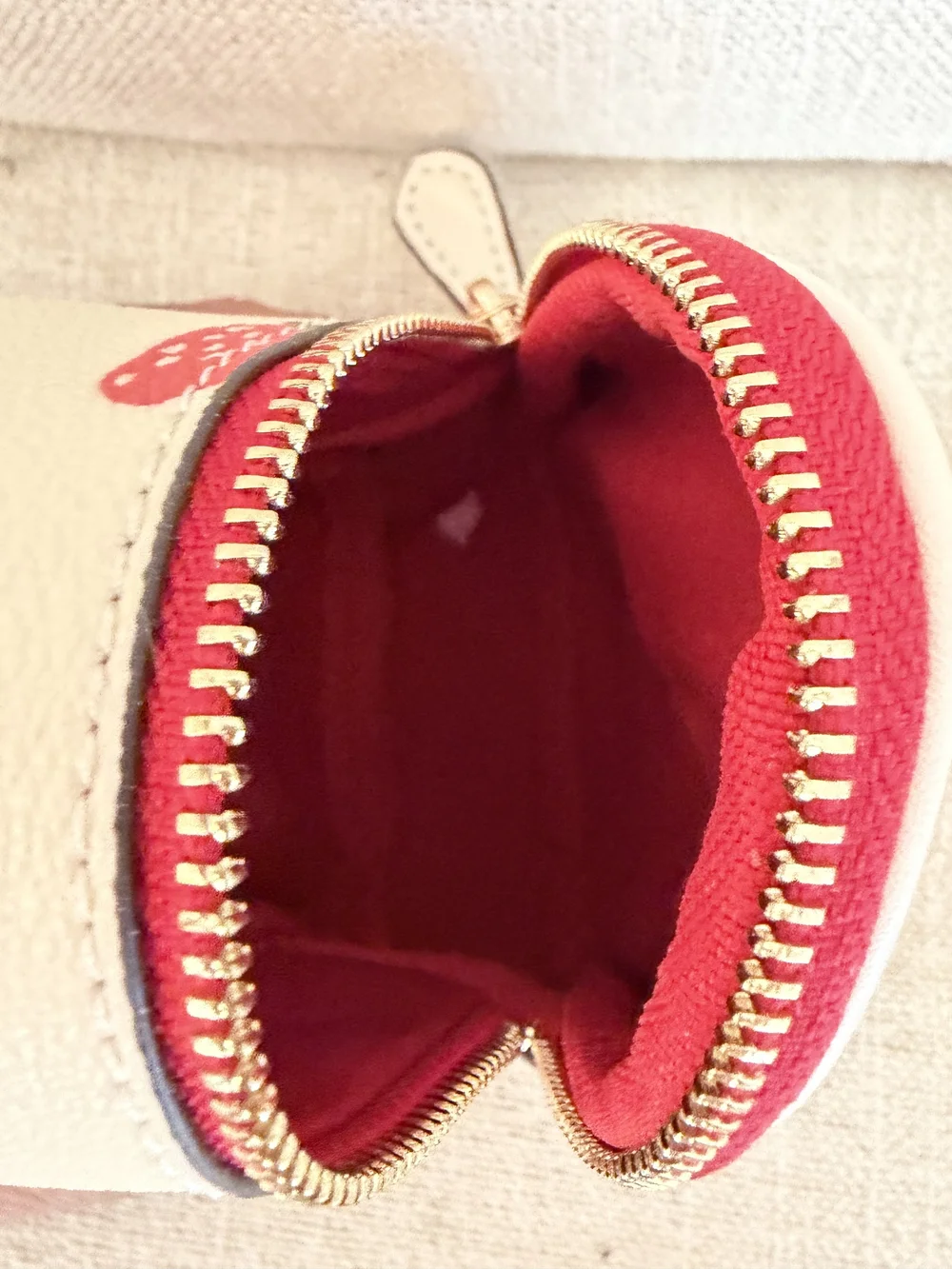 Coach Mini Court Backpack Bag Charm With Wild Strawberry Print CI019